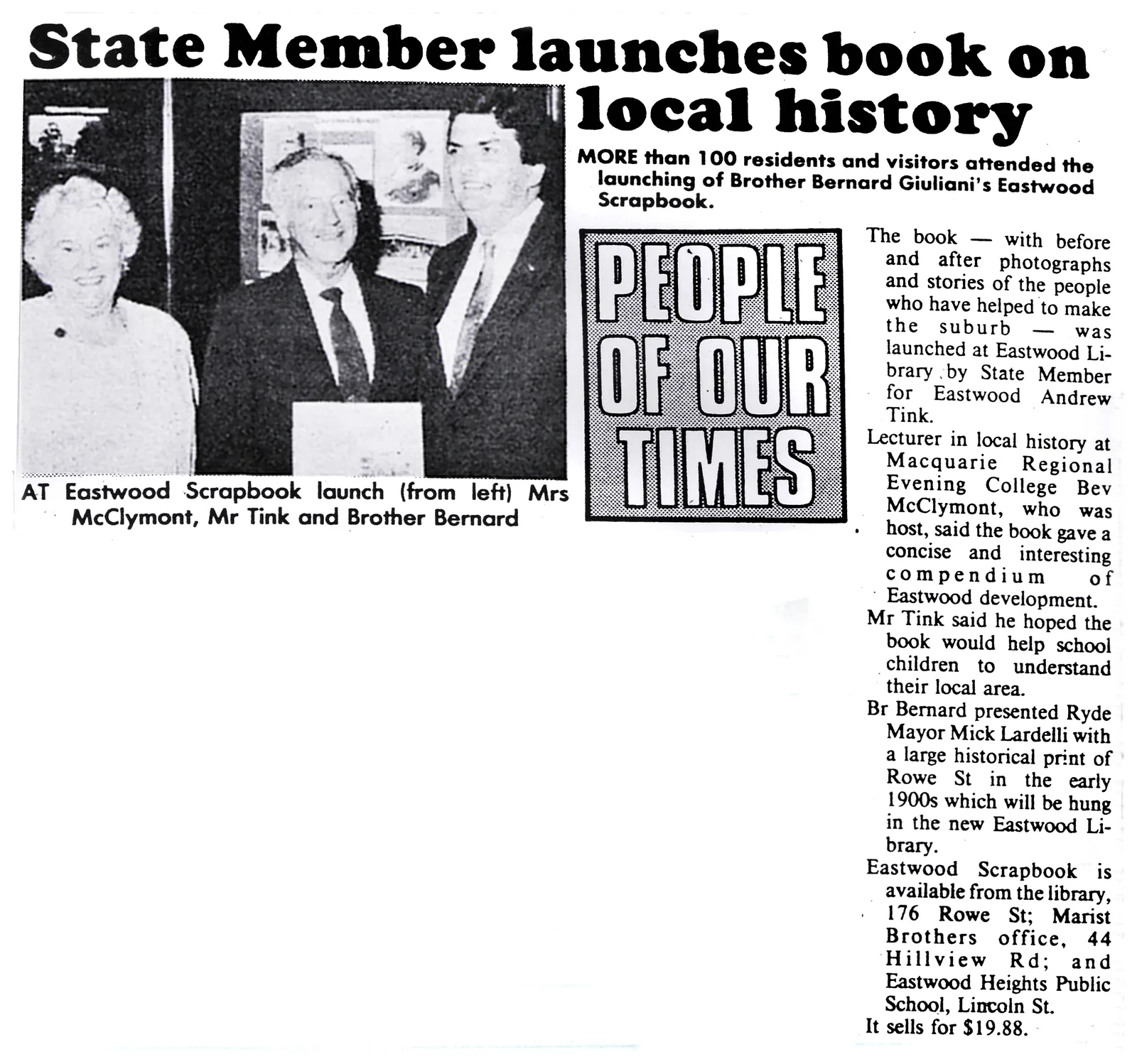 Archive photograph, 1988